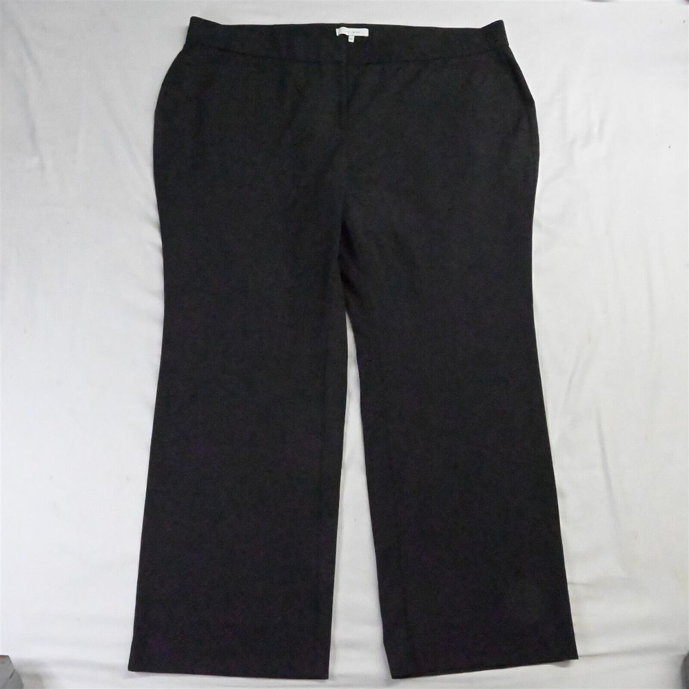 Lark & Ro 26W‎ Gray Bootcut Trouser Womens Stretch Dress Pants